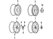 Cadillac Eldorado Wheel Cover Diagram - 3542616