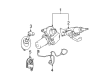 Chevy HHR Steering Column Diagram - 19209159