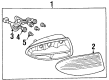 1999 Pontiac Bonneville Back Up Light Diagram - 19168987