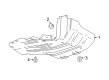 Chevy Underbody Splash Shield Diagram - 39052124
