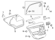 2012 Chevy Caprice Door Seal Diagram - 92196409