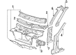 1993 Pontiac LeMans Dash Panels Diagram - 90244554