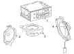 GMC Jimmy Car Speakers Diagram - 16158535