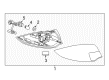 2020 Buick Regal Sportback Tail Light Diagram - 39125834