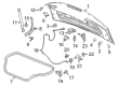 Chevy Camaro Trunk Lock Cylinder Diagram - 23152909