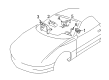 Pontiac Firebird Air Bag Clockspring Diagram - 26072753