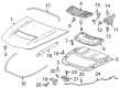 Cadillac Hood Latch Diagram - 84145128