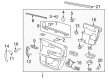 2014 Buick Enclave Window Motor Diagram - 25783492