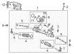 Chevy Rack and Pinion Boot Diagram - 23479355