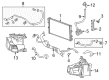 2024 Chevy Camaro Radiator Hose Diagram - 84134893
