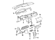 Saturn Dash Panel Vent Portion Covers Diagram - 21035056