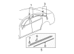 2008 Buick Lucerne Door Seal Diagram - 15923471