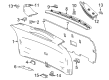 2022 Chevy Traverse Body Mount Hole Plug Diagram - 84113784