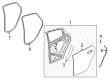 Chevy Malibu Weather Strip Diagram - 84692606