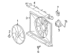 2010 Pontiac Vibe Fan Shroud Diagram - 88975767