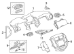 Chevy Sonic Dash Panel Vent Portion Covers Diagram - 42516698