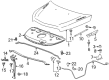 Buick Enclave Hood Latch Diagram - 23480393