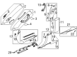 Cadillac Escalade ESV Door Handle Diagram - 84700933