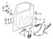 GMC Yukon XL Door Handle Diagram - 13537017