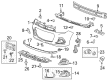 Chevy Parking Assist Distance Sensor Diagram - 23370672