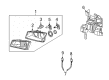 2002 Chevy Avalanche 2500 Headlight Diagram - 15136537