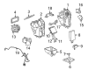 Cadillac Blend Door Actuator Diagram - 15798229