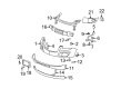 Saturn Bumper Diagram - 25841741