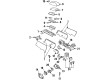 Cadillac Eldorado Center Console Base Diagram - 12538779