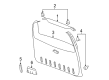 Chevy HHR Door Handle Diagram - 15783152