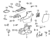 Chevy HHR Center Console Diagram - 25813742