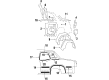 Oldsmobile Cutlass Calais Emblem Diagram - 20085400