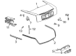 Cadillac Tailgate Lock Diagram - 15847487