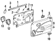 2002 Saturn SC1 Door Seal Diagram - 21160057