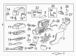 2012 Buick Enclave Center Console Latch Diagram - 25988069