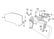 Pontiac Sunfire Window Regulator Diagram - 12362903