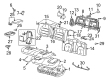 Cadillac DeVille Cup Holder Diagram - 25887400