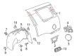 Cadillac Fuel Filler Housing Diagram - 22796506