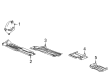 GMC Exhaust Heat Shield Diagram - 84180519