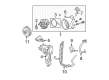 Chevy Silverado 1500 Power Steering Pump Diagram - 19420691