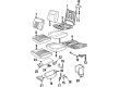 Oldsmobile 98 Center Console Latch Diagram - 12521054