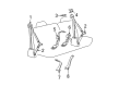 1995 GMC C3500 Seat Belt Diagram - 12384224