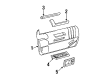 1997 Oldsmobile Cutlass Supreme Door Armrest Diagram - 16675049