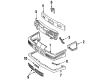 Pontiac Grand Prix Bumper Diagram - 12504746