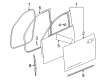 2020 Cadillac CT4 Door Seal Diagram - 84947754