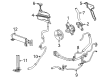 Cadillac SRX Power Steering Hose Diagram - 10376954