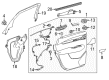 Cadillac XT5 Door Handle Diagram - 84906960