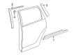 2009 Pontiac Vibe Door Seal Diagram - 19184486