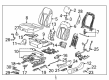 2016 Buick Envision Seat Cushion Pad Diagram - 84023048