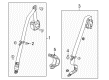 2017 Buick Encore Seat Belt Diagram - 19353916