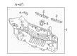 2017 Chevy Volt Floor Pan Diagram - 84132396